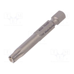 1 pcs x WIHA - 34456 - Screwdriver bit, Torx®, TX30, Overall len: 50mm, MagicSpring®