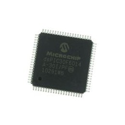1 pcs : dsPIC30F6014A-30I/PF - Digital Signal Processors & Controllers - DSP, DSC 30MIPS 144 KB