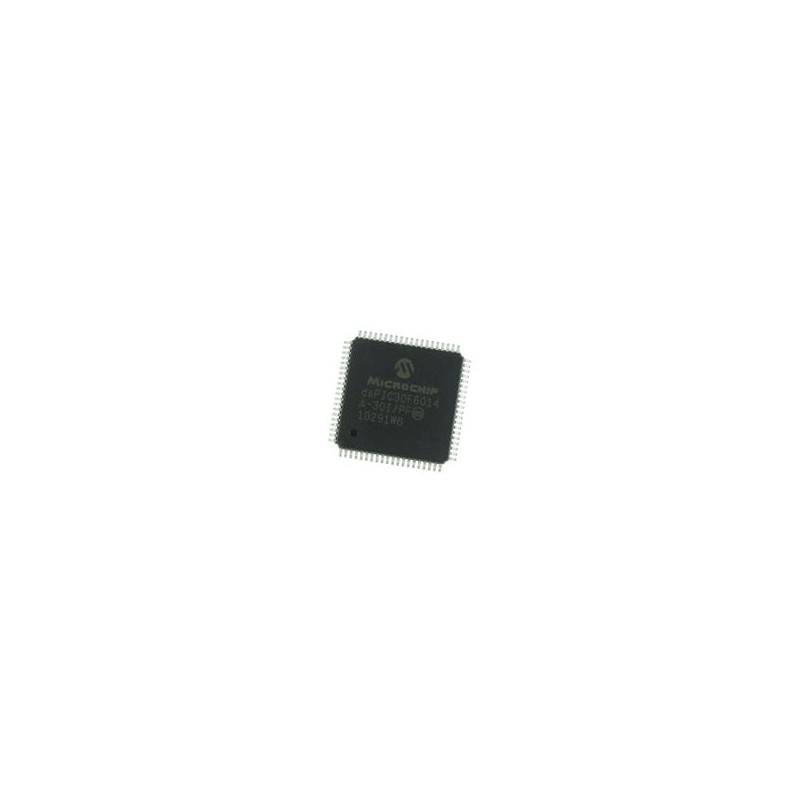 1 pcs : dsPIC30F6014A-30I/PF - Digital Signal Processors & Controllers - DSP, DSC 30MIPS 144 KB