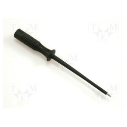 1 pcs x HIRSCHMANN T&M - MPS 1 SW - Probe tip, 60V, black, Tip diameter: 1mm, Socket size: 2mm