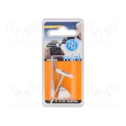 1 set x PG MINI - M.4170 - Brush set, 2.35mm, polyamide, 3pcs.