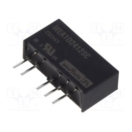 1 pcs x Murata Power Solutions - MEA1D2412SC - Converter: DC/DC, 1W, Uin: 21.6÷26.4V, Uout: 12VDC, Uout2: -12VDC