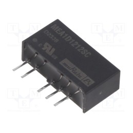 1 pcs x Murata Power Solutions - MEA1D1212SC - Converter: DC/DC, 1W, Uin: 10.8÷13.2V, Uout: 12VDC, Uout2: -12VDC