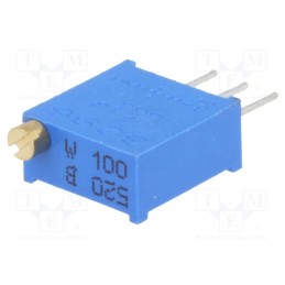 5 pcs x SR PASSIVES - T910W-10R - Potentiometer: mounting, multiturn, 10Ω, 500mW, THT, ±10%, linear