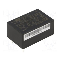 1 pcs x MEAN WELL - IRM-01-9 - Converter: AC/DC, 1W, 85÷305VAC, Usup: 120÷430VDC, Uout: 9VDC, OUT: 1