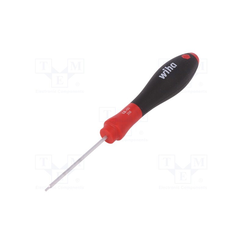 1 pcs x WIHA - 32264 - Screwdriver, hex key, HEX 1,5mm, SoftFinish®, Blade length: 60mm