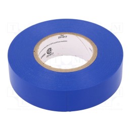 1 rol x PLYMOUTH - - - Tape: electrical insulating, W: 19mm, L: 20m, Thk: 0.18mm, grey, 260%