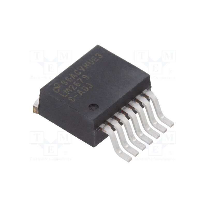 1 pcs x TEXAS INSTRUMENTS - LM2679S-ADJ/NOPB - IC: PMIC, DC/DC converter, Uin: 8÷40VDC, Uout: 1.2÷37VDC, 5A, Ch: 1