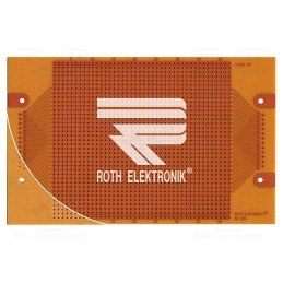 1 pcs x ROTH ELEKTRONIK GMBH - RE225-HP - Board: universal, single sided,prototyping, W: 100mm, L: 160mm