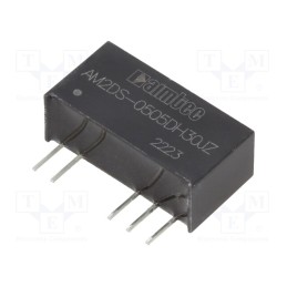 1 pcs x AIMTEC - AM2DS-0505DH30JZ - Converter: DC/DC, 2W, Uin: 4.5÷5.5V, Uout: 5VDC, Uout2: -5VDC, SIP7