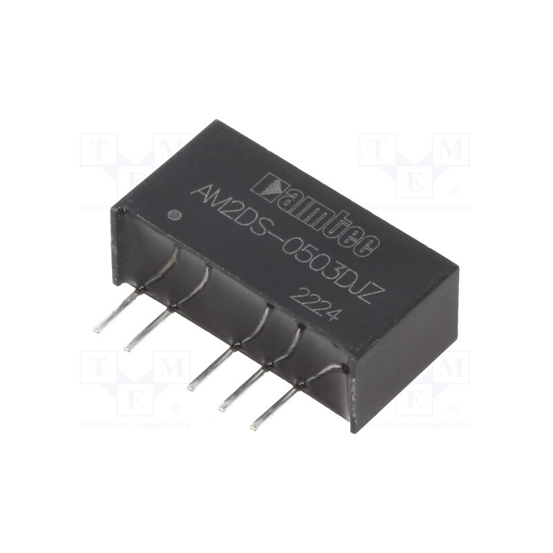 1 pcs x AIMTEC - AM2DS-0503DJZ - Converter: DC/DC, 2W, Uin: 4.5÷5.5V, Uout: 3.3VDC, Uout2: -3.3VDC