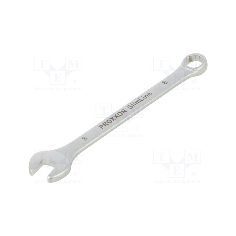 1 pcs x PROXXON - 23908 - Wrench, combination spanner, 8mm, Overall len: 120mm, SlimLine