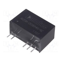 1 pcs x AIMTEC - AM2DM-0509DH60-NZ - Converter: DC/DC, 2W, Uin: 4.5÷5.5V, Uout: 9VDC, Uout2: -9VDC, SIP7