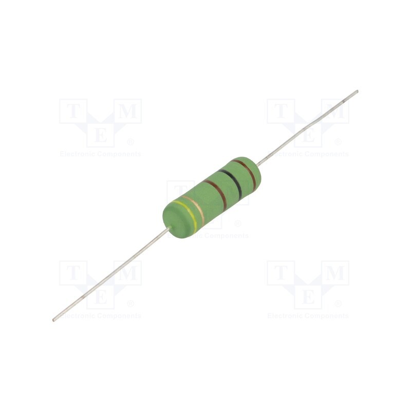 5 pcs x ROYAL OHM - KNPA5WJ0220B00 - Resistor: wire-wound, high voltage, THT, 22Ω, 5W, ±5%, Ø8.5x25mm