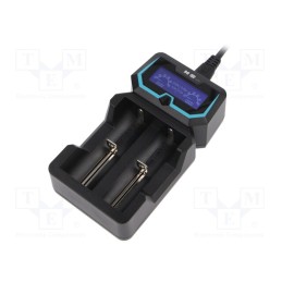 1 pcs x XTAR - X2 - Charger: microprocessor-based, Li-Ion,Ni-Cd,Ni-MH, 2A