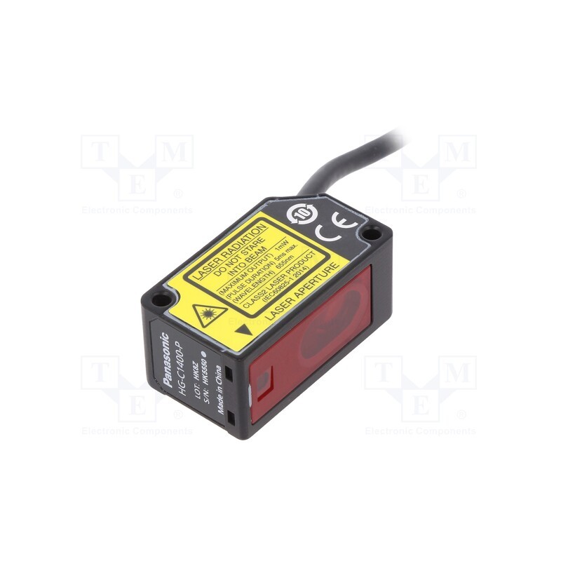 1 pcs x PANASONIC - HG-C1400-P - Sensor: distance, laser, diffuse-reflective, Range: 400mm, PNP