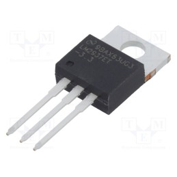 1 pcs x TEXAS INSTRUMENTS - LM2937ET-3.3/NOPB - IC: voltage regulator, LDO,fixed, 3.3V, 0.5A, TO220-3, THT,