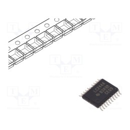 1 pcs x TEXAS INSTRUMENTS - SN74LVC244APWT - IC: digital, buffer,non-inverting,line driver, Ch: 8, SMD, TSSOP20