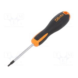 1 pcs x BETA - 12071009 - Screwdriver, Torx®, TX09, EVOX, Blade length: 60mm