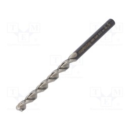 1 pcs x ALPEN-MAYKESTAG - 61100450100 - Drill bit, for metal, Ø: 4.5mm, L: 80mm, Working part len: 47mm