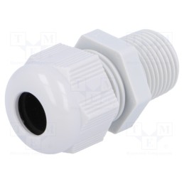 1 pcs x HELUKABEL - HT 3/8” RAL7035 BSK NPT - Cable gland, NPT3/8', IP68, polyamide, grey, HELUTOP HT-NPT