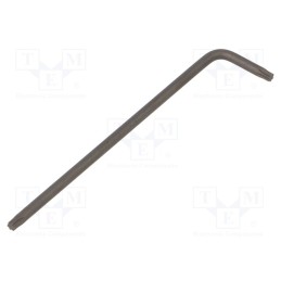 1 pcs x WERA - 5024105001 - Wrench, spherical,Torx®, TX10, Overall len: 85mm, steel