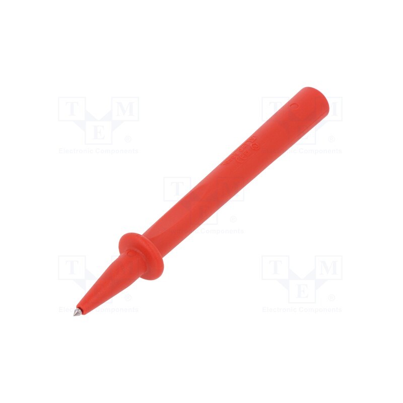 1 pcs x STu00c4UBLI - 66.9390-22 - Probe tip, 32A, red, Tip diameter: 4mm, Socket size: 4mm