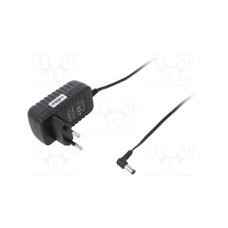 1 pcs x CELLEVIA POWER - CLW-1005-W2E-EB-L - Power supply: switched-mode, plug, 5VDC, 2A, 10W, Plug: EU, 83%