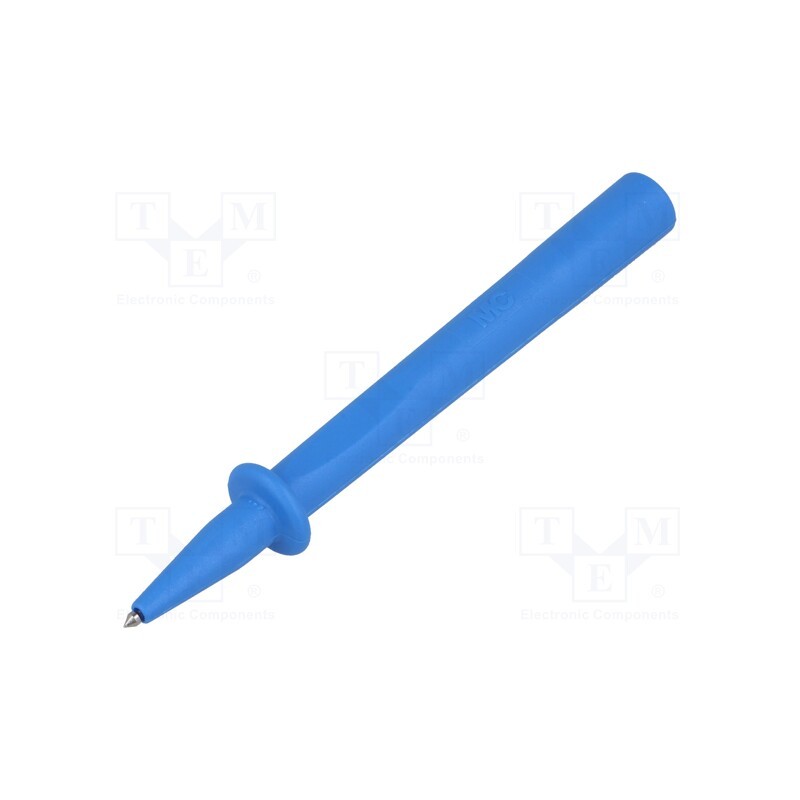 1 pcs x STu00c4UBLI - 66.9390-23 - Probe tip, 32A, blue, Tip diameter: 4mm, Socket size: 4mm