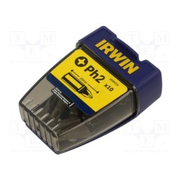 1 pcg x IRWIN - 10504331 - Screwdriver bit, Phillips, PH2, Overall len: 25mm, 10pcs.