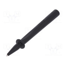 1 pcs x STu00c4UBLI - 66.9390-21 - Probe tip, 32A, black, Tip diameter: 4mm, Socket size: 4mm