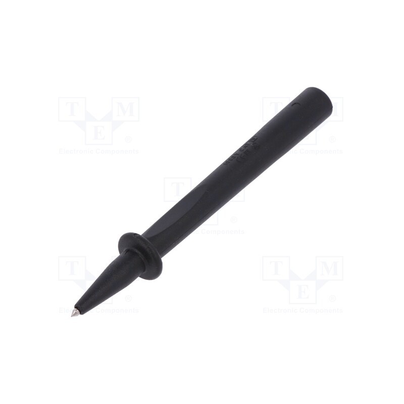 1 pcs x STu00c4UBLI - 66.9390-21 - Probe tip, 32A, black, Tip diameter: 4mm, Socket size: 4mm