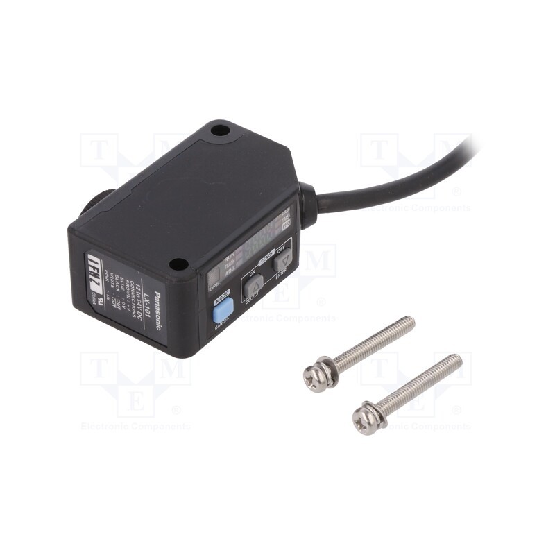 1 pcs x PANASONIC - LX-101 - Sensor: mark, Range: 0÷10mm, NPN, DARK-ON,LIGHT-ON, Usup: 12÷24VDC