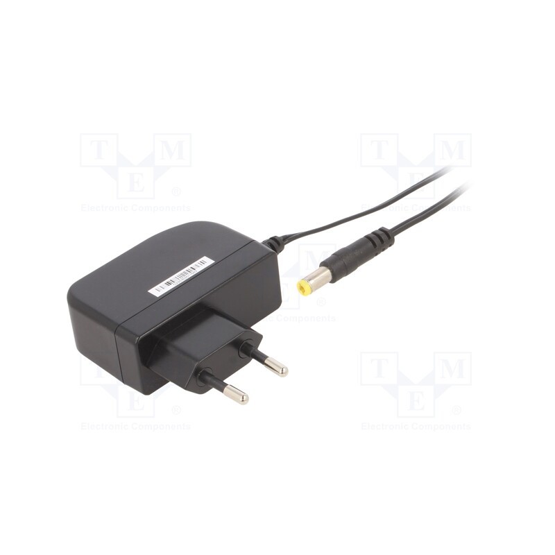 1 pcs x SUNNY - SYS1638-0612-W2E - Power supply: switched-mode, plug, 12VDC, 500mA, 6W, Plug: EU