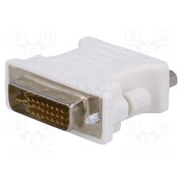 1 pcs x AKYGA - AK-AD-12 - Converter, D-Sub 15pin HD socket,DVI-I (24+5) plug, white