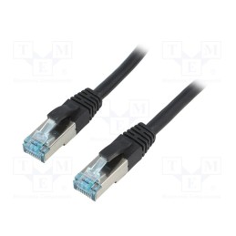 1 pcs x LOGILINK - CQ6095S - Patch cord, S/FTP, 6a, stranded, Cu, PUR, black, 10m, 27AWG, IP20