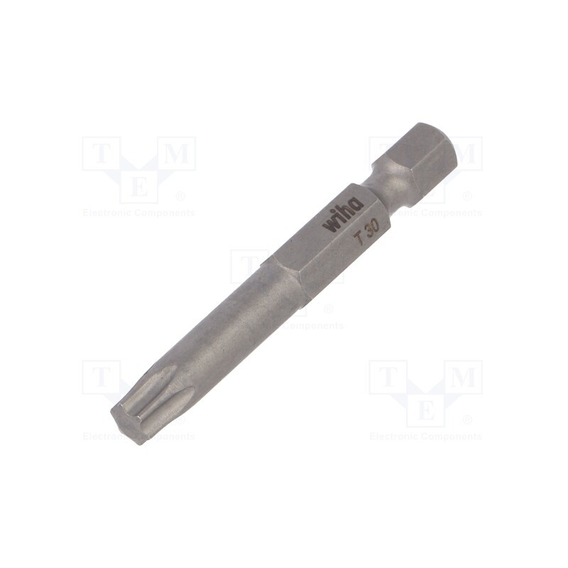 1 pcs x WIHA - 33923 - Screwdriver bit, Torx®, TX30, Overall len: 50mm, PROFESSIONAL