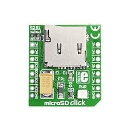 1 pcs : MIKROE-924 - Memory IC Development Tools MICROSD click MIKROBUS VERSION