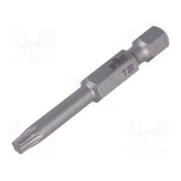 1 pcs x WIHA - 32308 - Screwdriver bit, Torx®, TX20, Overall len: 50mm, PROFESSIONAL
