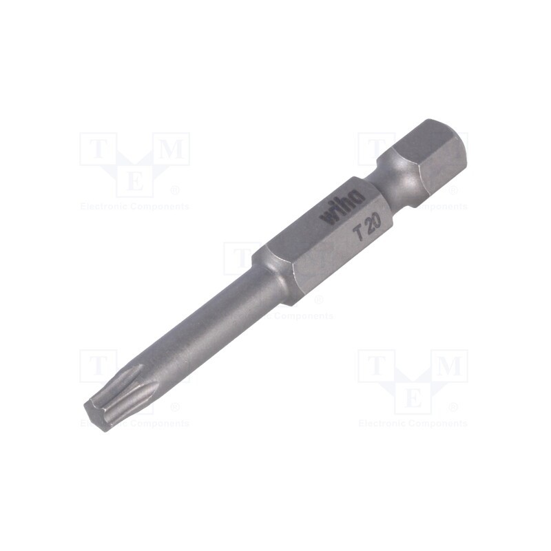 1 pcs x WIHA - 32308 - Screwdriver bit, Torx®, TX20, Overall len: 50mm, PROFESSIONAL