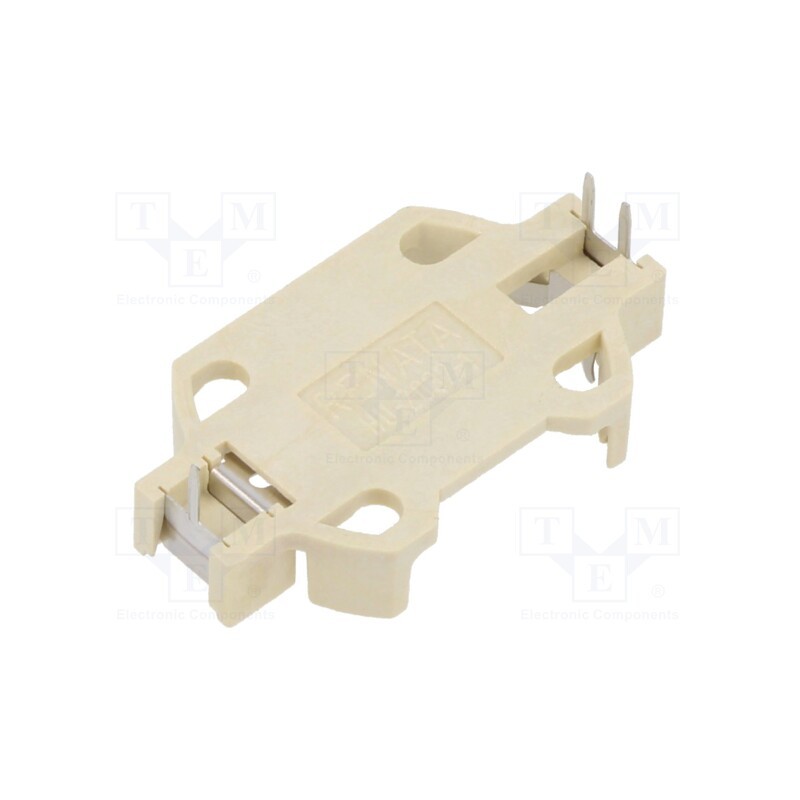1 pcs x RENATA - HU 2032-LF - Socket, 2032,BR2032,CR2032, Batt.no: 1, horizontal,THT