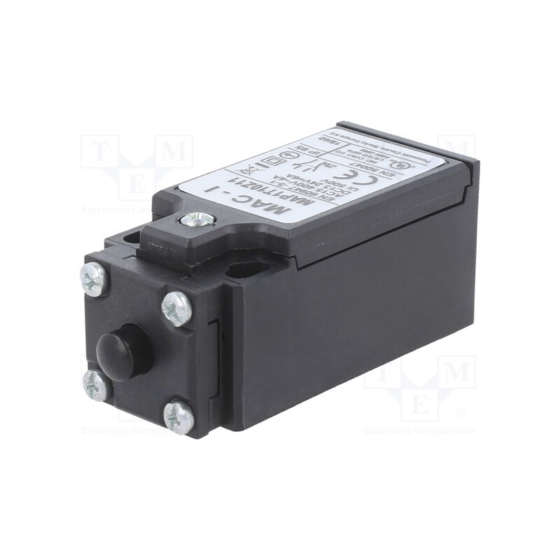 1 pcs x PANASONIC - MAP1T10Z11 - Limit switch, pin plunger Ø8mm, NO + NC, 10A, max.400VAC, PG13,5