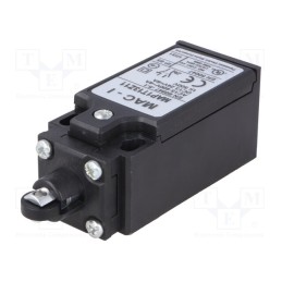 1 pcs x PANASONIC - MAP1T13Z11 - Limit switch, plunger with plastic roller Ø11mm, NO + NC, 10A