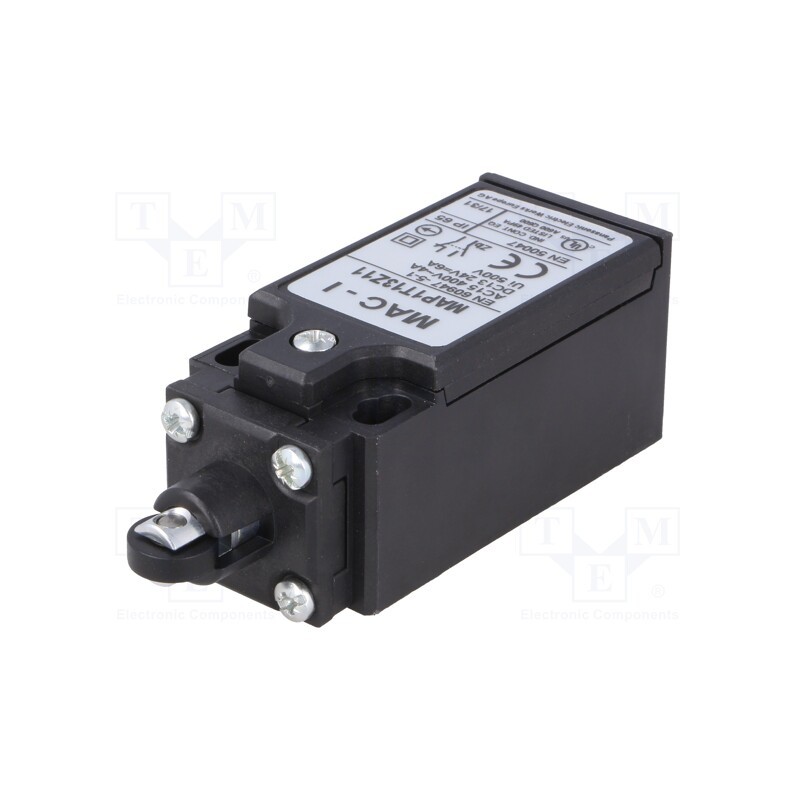 1 pcs x PANASONIC - MAP1T13Z11 - Limit switch, plunger with plastic roller Ø11mm, NO + NC, 10A