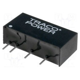 1 pcs x TRACO POWER - TMA0515D - Converter: DC/DC, 1W, Uin: 4.5÷5.5V, Uout: 15VDC, Uout2: -15VDC, SIP