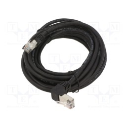 1 pcs x Goobay - 94190 - Patch cord, F/UTP, 5e, stranded, CCA, PVC, black, 5m, 26AWG, shielded