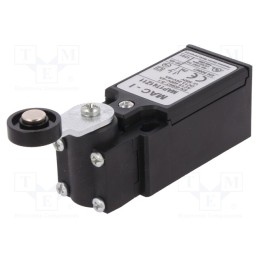 1 pcs x PANASONIC - MAP1T41Z11 - Limit switch, lever R 35,5mm, plastic roller Ø18mm, NO + NC