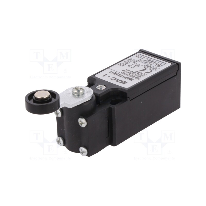 1 pcs x PANASONIC - MAP1T41Z11 - Limit switch, lever R 35,5mm, plastic roller Ø18mm, NO + NC