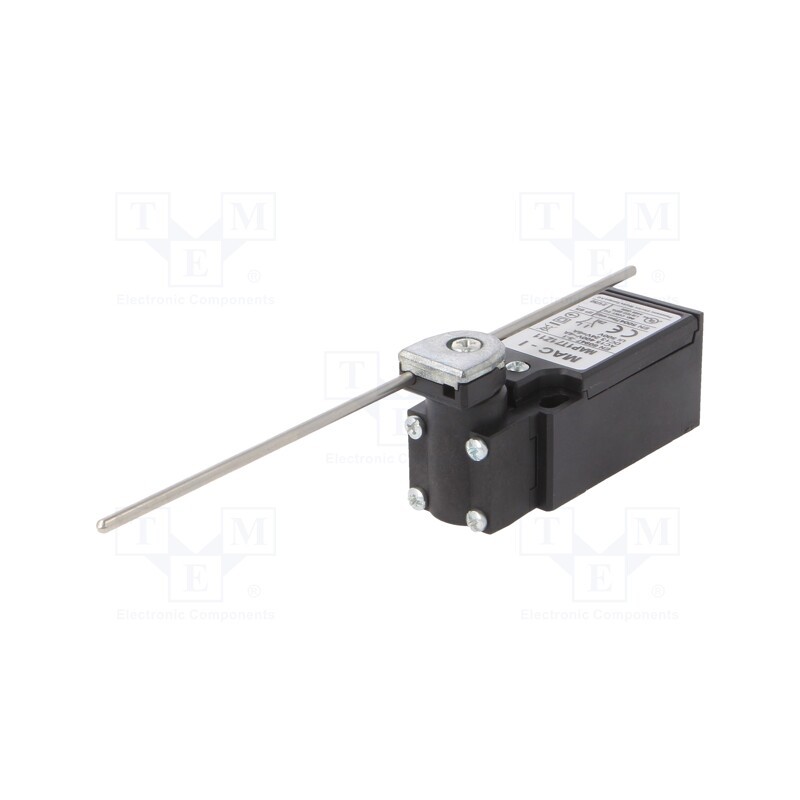 1 pcs x PANASONIC - MAP1T71Z11 - Limit switch, adjustable plunger, max length 170mm, NO + NC