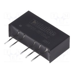 1 pcs x AIMTEC - AM1DS-0512DJZ - Converter: DC/DC, 1W, Uin: 4.5÷5.5V, Uout: 12VDC, Uout2: -12VDC, SIP7